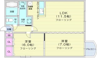 港プロシード16の物件間取画像